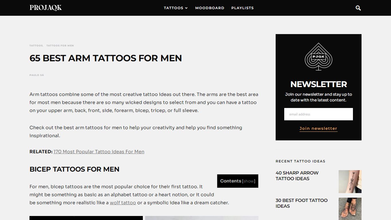 65 Best Arm Tattoos For Men (2022) - PROJAQK